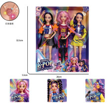 (2) Dreameez Kpop Diva Squad Huntrix Girl Group Dolls, K-Pop Pretend Play Toy Set for Kids