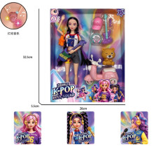 (9) Dreameez Kpop Diva Squad Huntrix Girl Group Dolls, K-Pop Pretend Play Toy Set for Kids