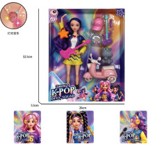 (8) Dreameez Kpop Diva Squad Huntrix Girl Group Dolls, K-Pop Pretend Play Toy Set for Kids