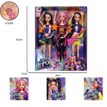 (3) Dreameez Kpop Diva Squad Huntrix Girl Group Dolls, K-Pop Pretend Play Toy Set for Kids