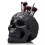 Halloween Skull Makeup Brush Holder Pen Organizer Creative Home Decor Room Display 1