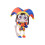 Q Version The Amazing Digital Circus Pomni Clown Action Figure with Interchangeable Faces, PVC Model 5