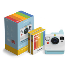 Polaroid NOW Gen3 - Artic Blue + Color Film Bundle (16 photos)