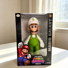 (4) Super Mario Bros Action Figure Set, Poseable Mario & Luigi Collectible Statue, Anime PVC Model Toy for Desk Decor & Gift
