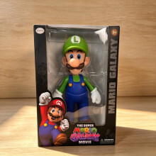 (3) Super Mario Bros Action Figure Set, Poseable Mario & Luigi Collectible Statue, Anime PVC Model Toy for Desk Decor & Gift