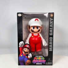 (2) Super Mario Bros Action Figure Set, Poseable Mario & Luigi Collectible Statue, Anime PVC Model Toy for Desk Decor & Gift