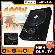 Podofo subwoofer, 8 inch, 600W, slank ontwerp voor onder de stoel, voor autosysteem