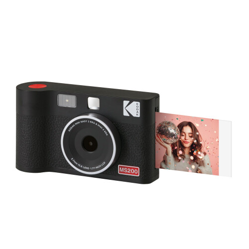 Kodak KODAK Mini Shot 2 ERA 2x3 Instant Camera, Photo Printer, 8 Sheets, Black