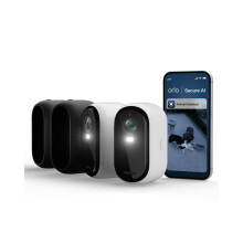 Arlo Essential 3 HD Video Security Camera Outdoor Wireless, Battery Operated Home Camera With Colour Night Vision, 2 Way Audio & WiFi, Secure Free Tri