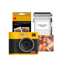 KODAK Mini Shot 3 ERA 3x3 Instant Camera, Photo Printer, 38 Sheet, Yellow