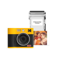 KODAK Mini Shot 3 ERA 3x3 Instant Camera, Photo Printer, 8 Sheets, Yellow