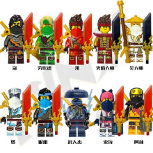 (10pcs) Dragon Rising Building Toy Set with Lloyd Kai Jay Nya Dragon Wing Figures