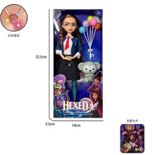 (3) Magic Secret Billy Doll with Wizard Cloak, Halloween Collectible Plush Toy, Mystical Fantasy Doll for Kids & Collectors