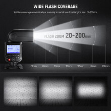 Neewer NW700-N TTL Flash Speedlite Compatible with Nikon DSLR Cameras, 1/8000s High Speed Sync, 1/1-1/256 Output, TCM Function, 230 Full Power Flash,