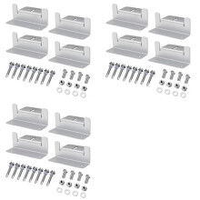 12er-Set Solarmodul-Montagehalterungs-Kits PV-Panel-Dach Solarmodul-Aluminium-Montagehalterung Typ Z