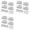 12 Set Solar Panel Mounting Bracket Kits PV Panel Roof Solar Panel Aluminum Mounting Z Type Bracket 1
