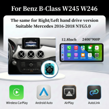 BONROAD multimedia touchscreen, 12.3 inch, draadloos CarPlay en Android Auto, voor Mercedes Benz