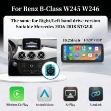 BONROAD multimedia touchscreen, 10.25 inch, draadloos CarPlay en Android Auto, voor Mercedes Benz