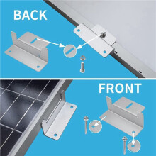 40er-Set Solarmodul-Montagehalterungs-Kits PV-Panel-Dach Solarmodul-Aluminium-Montagehalterung Typ Z