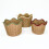 Homescapes Flower Storage Baskets, Pack of 3 1
