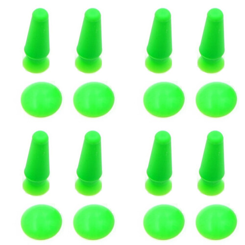 8X Silicone Eyeball Protective Cover Eyelid Pad Embedded Wire Double Eyelid Protector Prosthetic Eye Piece Suction Cup A 1