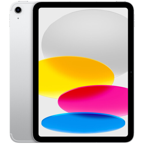 Apple Apple iPad 10.9 Inch Tablet Cellular A14 Bionic 64GB Silver MCMJ4NF/A 2022