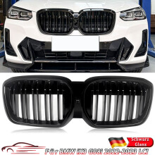 Magickit voorbumpergrille, dubbele latten, glanzend zwart, voor BMW iX3 G08 LCI 2022-2025