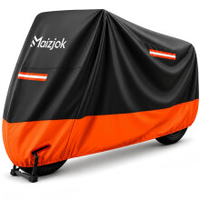 Maizjok Motorbike Cover Waterproof Outdoor Storage, 210D Motorcycle Cover