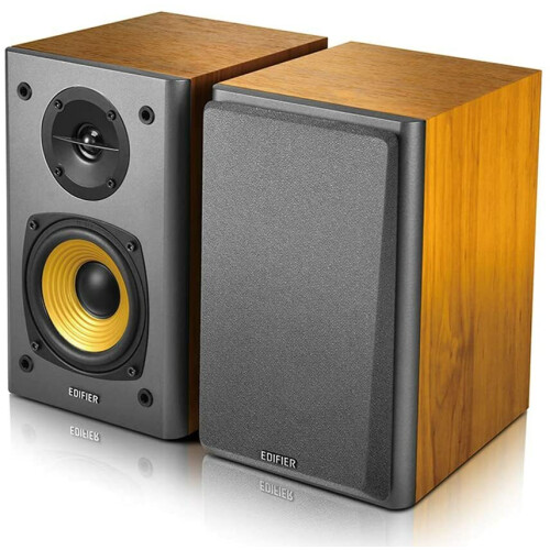 Edifier Edifier R1000T4 Active Bookshelf Studio Turntable/TV/MAC/PC Speakers - Brown