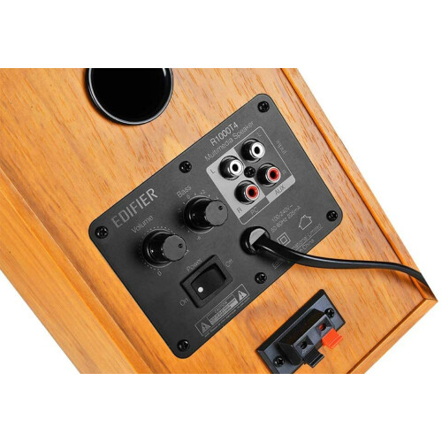 Edifier Edifier R1000T4 Active Bookshelf Studio Turntable/TV/MAC/PC Speakers - Brown 2
