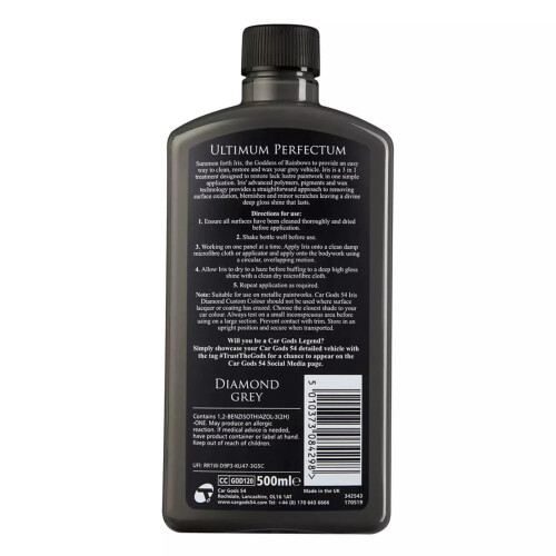 Car Gods Iris Diamond Custom Colour, Grey, 500 ml 1