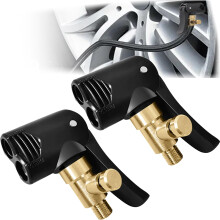 YUEMING 2 Pcs Tire Air Chucks, 8v1 Thread Air Inflator Hose Adapter Replacement Tire Air Chucks Car Air Pump Thread Nozzle Adapter Car Pump Accessori