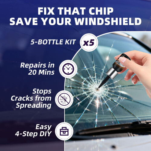 Jopvxis Windscreen Repair Kit,Glass Repair Kit 1
