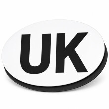 1 Pack UK Magnetic Car Sticker for Europe | Replaces GB | 18 x 13.3 cm (1)