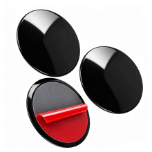 Lunio 3 Pack Round Dashcam Sticky Pads for Car Dashboard Mount & Dash Cam