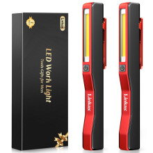 Linkax Work Light LED Torch Rechargeable 2 Pack, Christmas Gift for Men Dad