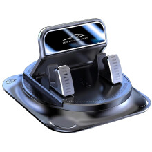 KQLHLHDYZ Car Phone Holder, Dashboard Cell Phone Mount, Anti-Slip One-Hand Operation Bracket, 360 Degree Rotation Universal Phone Holder for Most Car