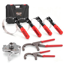 Spurtar 7pcs Swivel Oil Filter Removal Tool Oil Filter Wrench Set 70-133mm