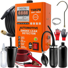 THIKPO Automotive Smoke Leak Detector with Built-in Air Pump, EVAP Vacuum Intake Turbo Leak Tester for Cars, Professional Diagnostic Smoke Machine wi