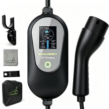 EV Charger 3 Pin Plug 15M, Type A RCD 30mA AC + 6mA DC with Rain Cover