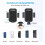Mpow NEW Universal 360 in Car Phone Holder Windscreen Dashboard Mount iPhone Android 2