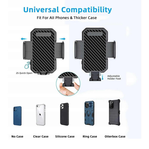 Mpow NEW Universal 360 in Car Phone Holder Windscreen Dashboard Mount iPhone Android 1