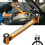 Work Light Bar 3000LM Bright Rechargeable Portable Underhood Light Orange 2