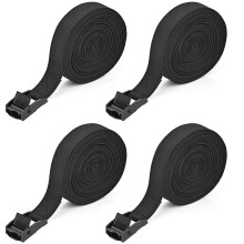 Kshineni 4 Pcs Ratchet Tie Down Straps, 6 m x 25 mm Lashing Buckle Strap