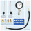 DASBET 8PCS Petrol Engine Cylinder Compression Tester Kit 2