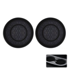 Car Cup Holder Coaster, 2.75 Inch Anti-Slip Shockproof Plastic Insulation Cup Mats Car Coasters Cup Holder Insert Universal Car Accessories Interior