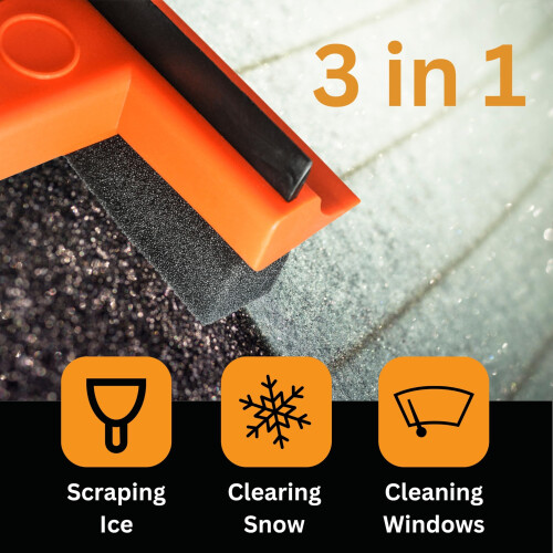 Tek Automotive Ice Scraper for Car Windscreen Twin Pack Windscreen Scraper 1