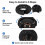 4-Pack Universal Wheel Covers, Anti-Scratch Oxford Cloth Tire Guards 6