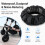 4-Pack Universal Wheel Covers, Anti-Scratch Oxford Cloth Tire Guards 5