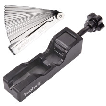 Toolwiz Spark Plug Gap Tool with 32 Blade Steel Feeler Gauge, Black
